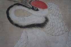 Tsuru bird by Matsu tree 1860
