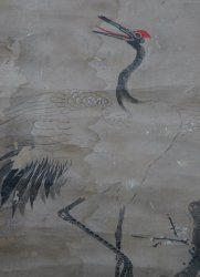 Tsuru bird Edo era 1800s