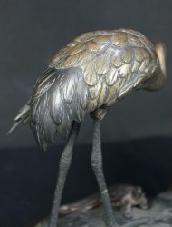 Tsuru birds sculpture 1900s