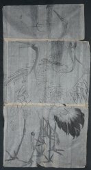 Tsuru birds sketch 1800s