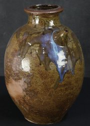 Unskedokkuri Bizen vase 1900