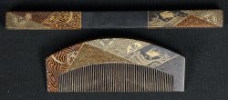 Usagi Kanzashi comb 1880