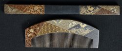 Usagi Kanzashi comb 1880