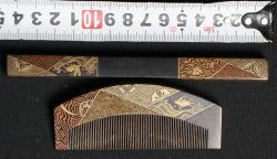 Usagi Kanzashi comb 1880