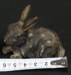 Usagi paper weight rabbit1920