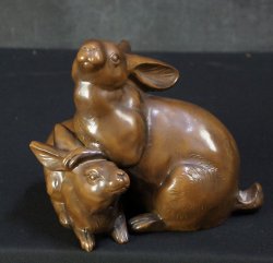 Usagi rabbit sculpture 1970