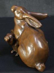 Usagi rabbit sculpture 1970