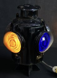 Vintage Japan train lamp 1980