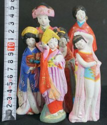 Vintage Ningyo terracotta 1920