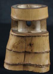 Wabisabi wall bamboo vase 1960