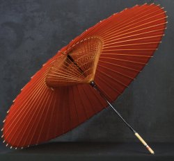 Wagasa red lacquer 1990