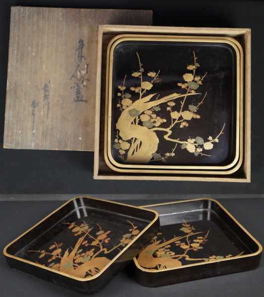 Wajima Obon tray 1880