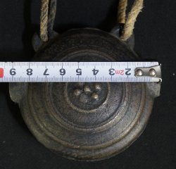 Wani-Guchi shrine bell 1800