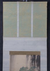 Waterfall and kingfisher 1900