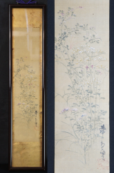 Wild flowers 1900 Tanzaku
