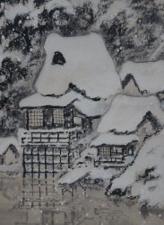 Winter rural Japan 1900s