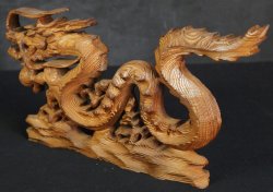 Wood carving Ryu 1980