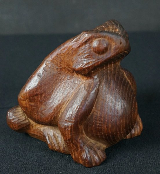 Wood Kairu frog 1900