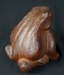 Wood Kairu frog 1900