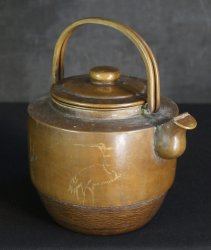 Yakan kettle Tsuru 1900