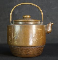 Yakan kettle Tsuru 1900