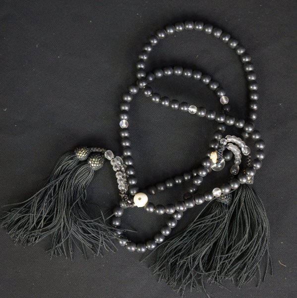 Zen monk rosary beads 1900s