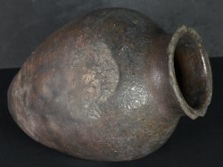 Zen sculpture Bizen kiln 1500