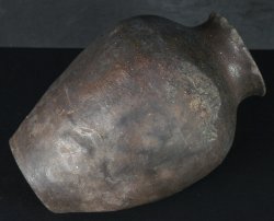 Zen sculpture Bizen kiln 1500