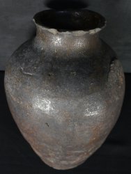 Zen sculpture Bizen kiln 1500