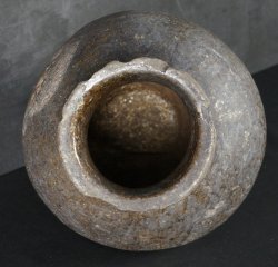 Zen sculpture Bizen kiln 1500