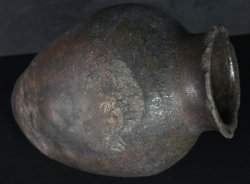 Zen sculpture Bizen kiln 1500